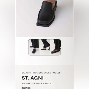 Size 6 black loafers excellent condition